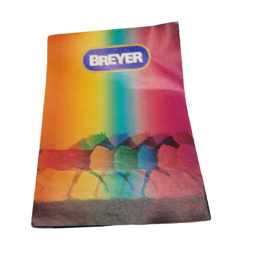 Vintage Breyer Horse Paper Brochure Insert that comes with Horses, 1998 animals